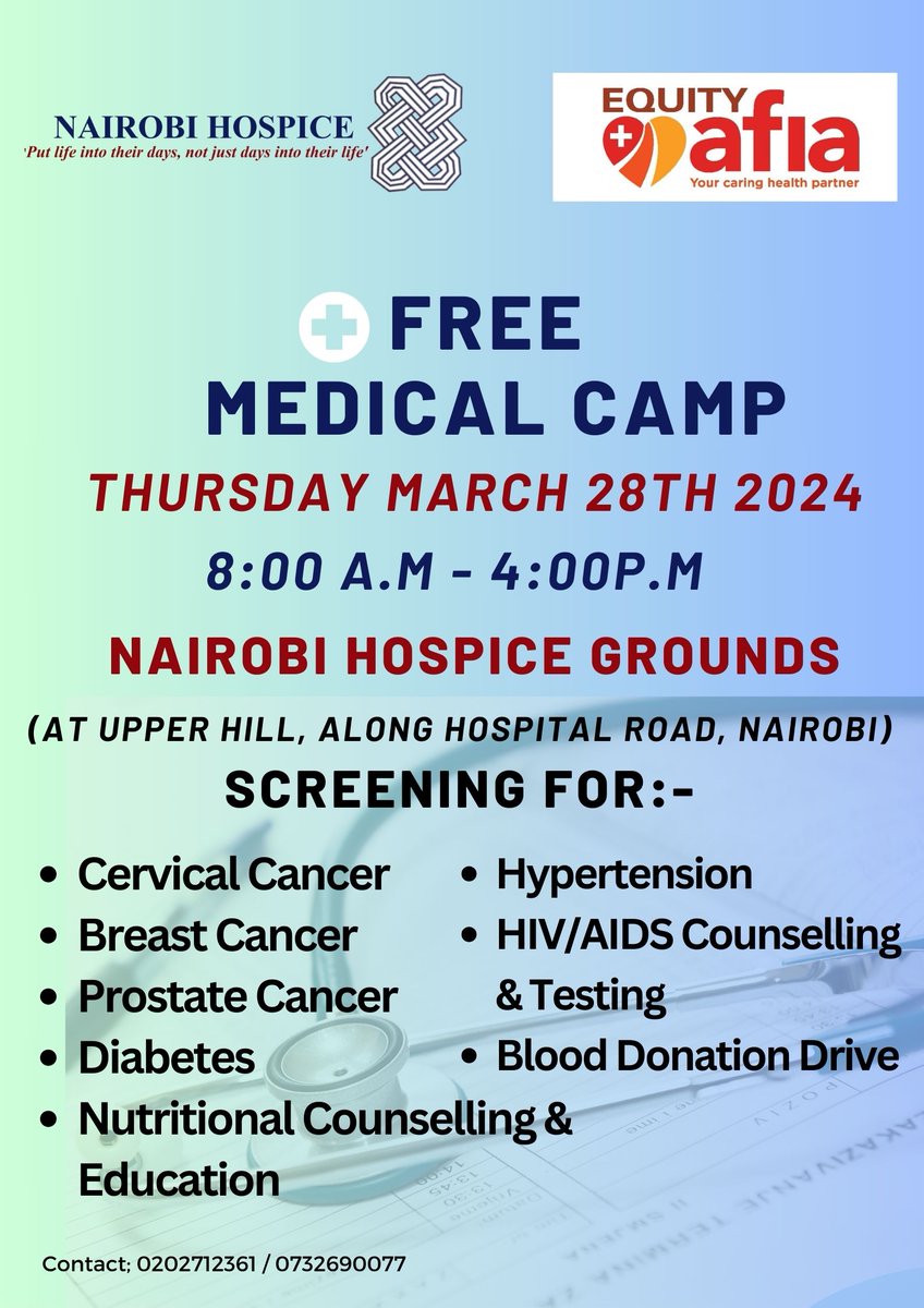 Nairobi Hospice (@NairobiHospice) on Twitter photo 2024-03-27 07:56:53