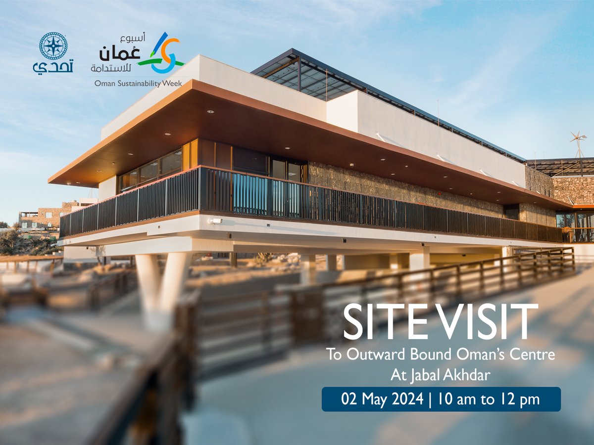 As part of Oman Sustainability Week site visits, we will be pleased to welcome interested visitors on a 2 hour introductory tour at our Jabal Akhdar Training Centre. Register through the following link to join us: omansustainabilityweek.com/Sitevisit.aspx #OSW