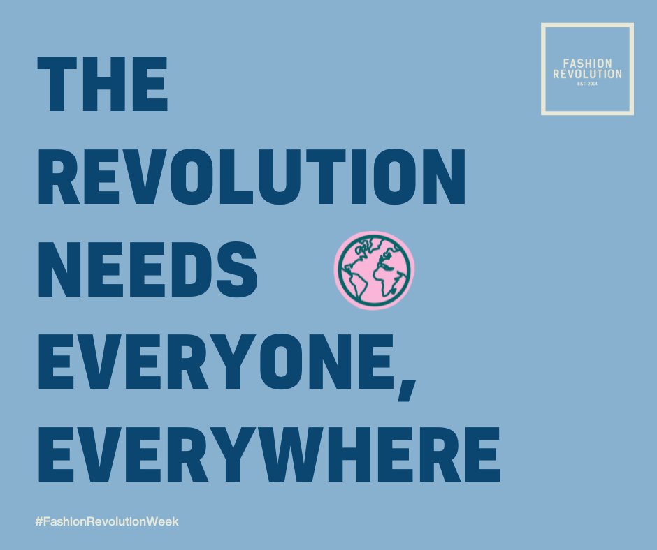 Fash_Rev's tweet image. Have you joined your local Fashion Revolution team yet? 🌎

Our strength lies in our global community. When we harness the power of the collective, our voice will become too loud to ignore this #FashionRevolutionWeek

Find your team at fashionrevolution.org/about/find-you…