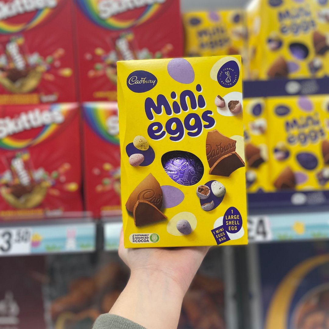 Quick trip to @Icelandfoods to grab some Easter eggs ready for the weekend. What's your favourite Easter egg? 🍫 We're ready for the Bounty slander 🙈 #RdgUK #BroadStreetMall #Easter #EasterEggs #Bounty #Minieggs