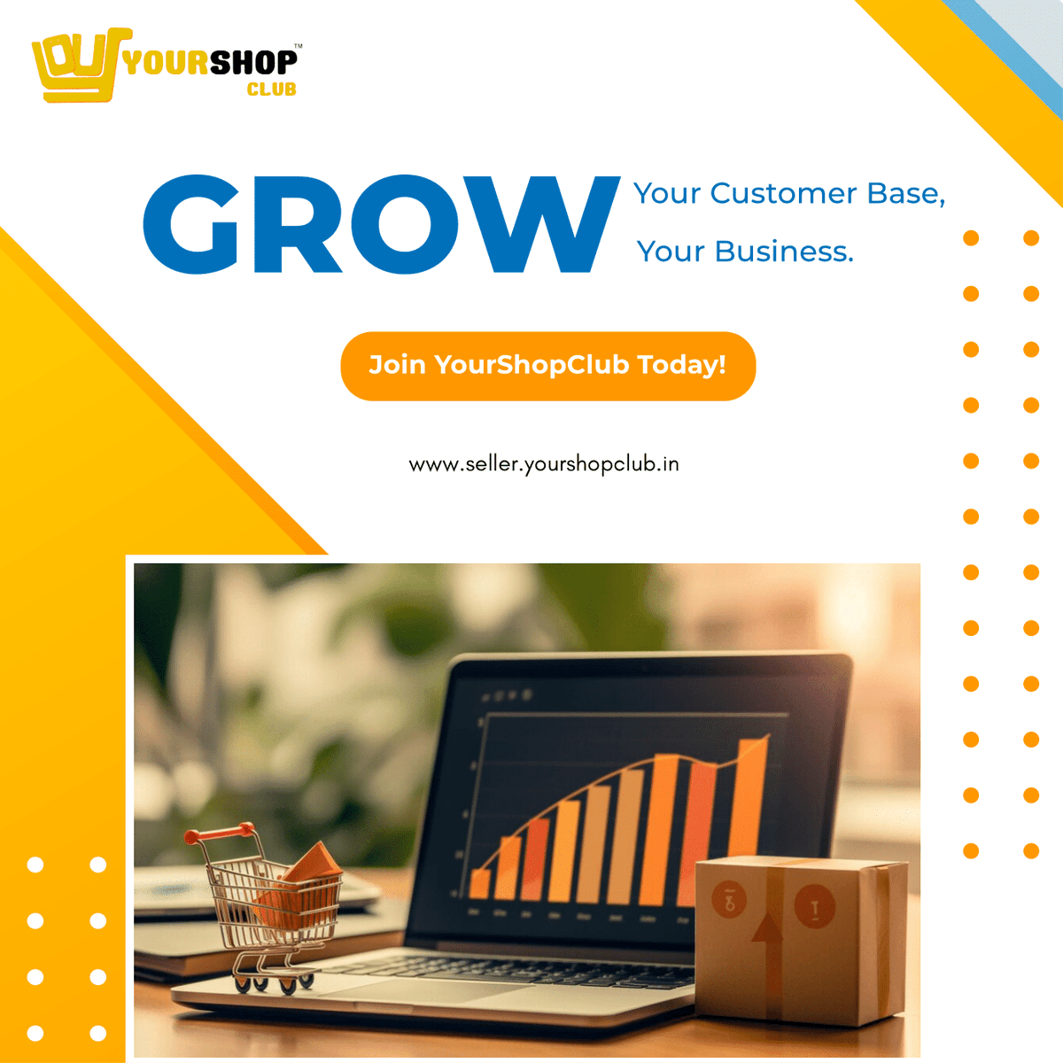 Expand Your Business with YourShopClub 🚀

#YourShopClub #GrowYourBusiness #OnlineMarketplace #JoinNow #ShopSmart #BoostSales #CustomerBase #BusinessGrowth #SellOnline #GrowWithUs