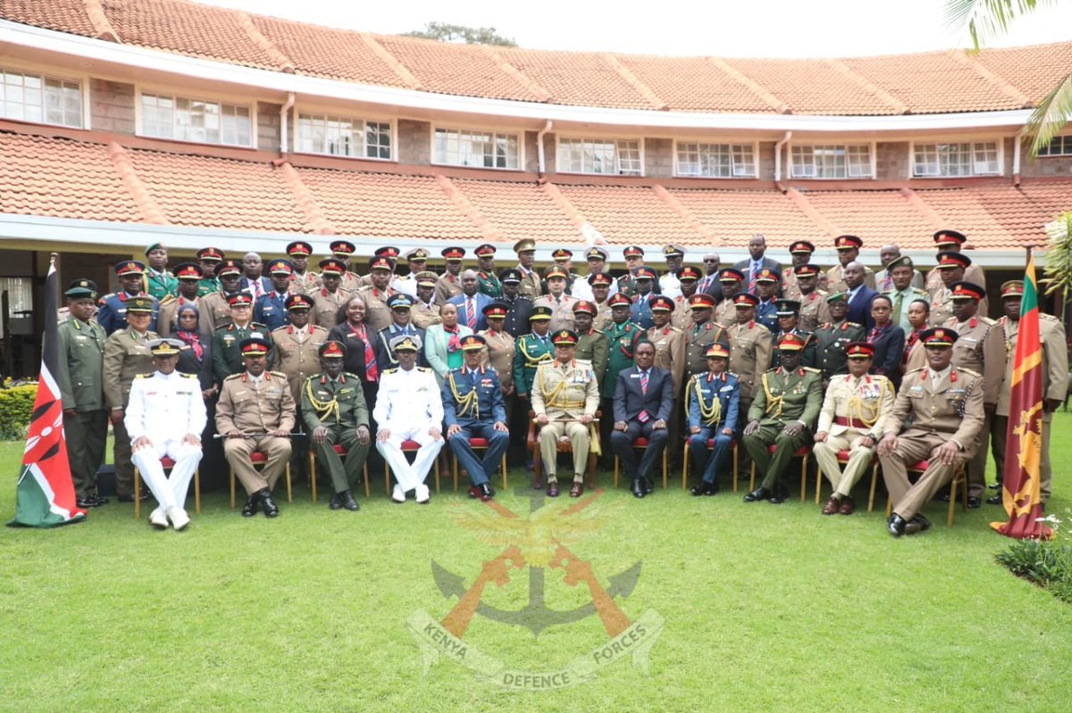 Chief of the Defence Staff of Sri Lanka Armed Forces (CDS SLAF) General Shavedra Silva delievered a lecture of opportunity at the National Defence College (NDC) at Karen, Nairobi. bit.ly/3vEjzXo