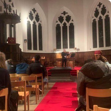 Fantastic concert from Tony Moffat last night in our wonderful chapel - could there be a better venue for Bach’s Partita? 😍