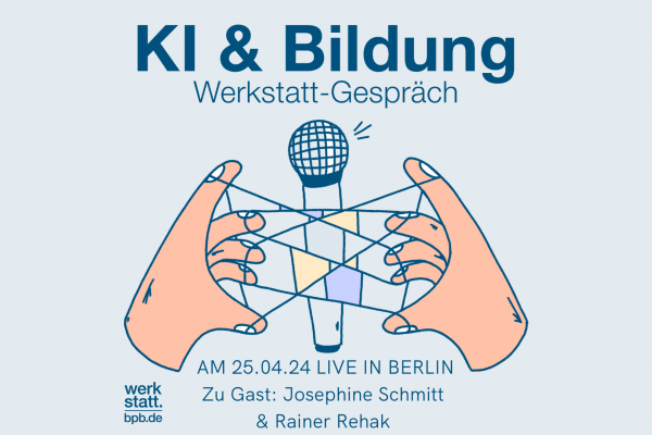 Die Manipulation von Bildern und Videos im Netz wird durch KI-Technologien immer einfacher. Was bedeutet das für die Extremismusprävention? Die @werkstatt_bpb spricht mit @JottBeEs und @Rainer_Rehak am 25.04. in Berlin darüber: bpb.de/veranstaltunge…