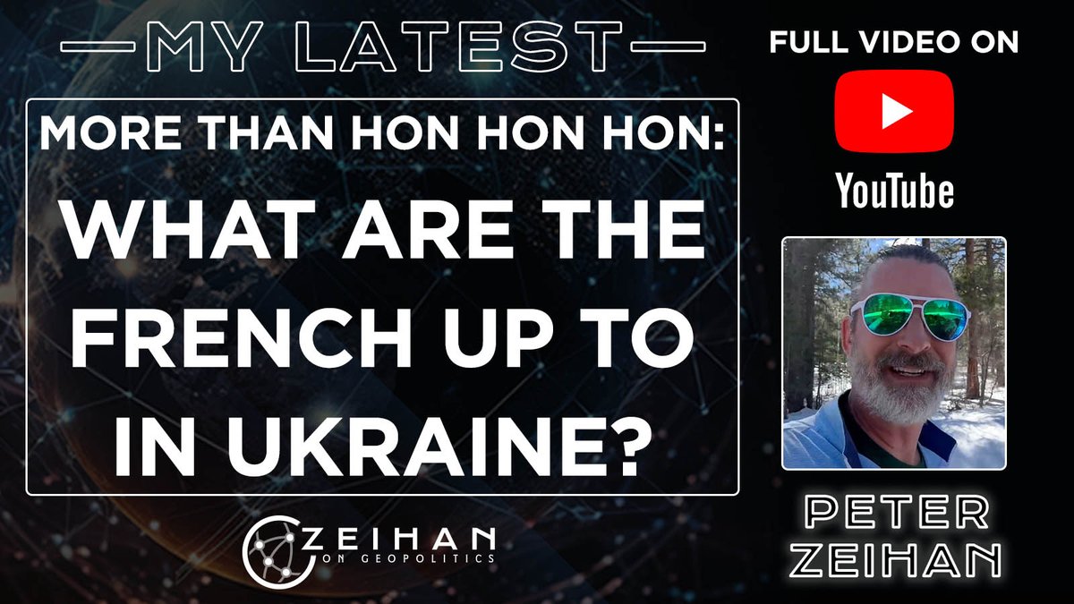 There's been recent discussions by French President Macron regarding deploying French troops to Ukraine. Is this really going to happen and why would they do this? Full Video and Newsletter: mailchi.mp/zeihan/what-ar…