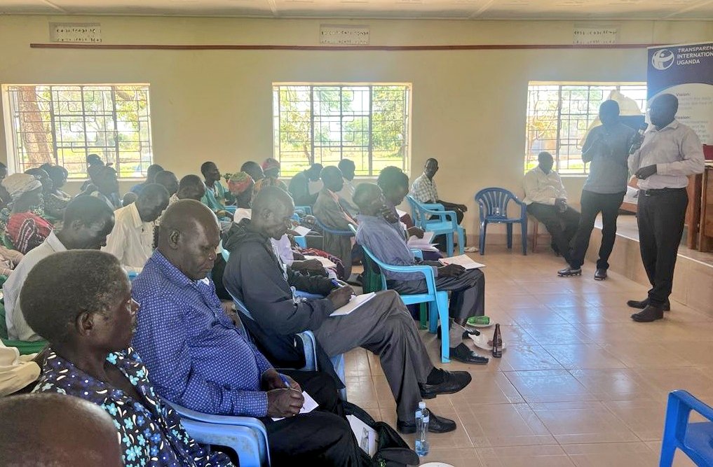 During selection of the Village Accountability Teams at the Barr Sub County council hall- Lira District, @tiuganda1 Director Programs urged community members to participate in monitoring utilization of Capitation Grants disbursed by government to the primary schools.