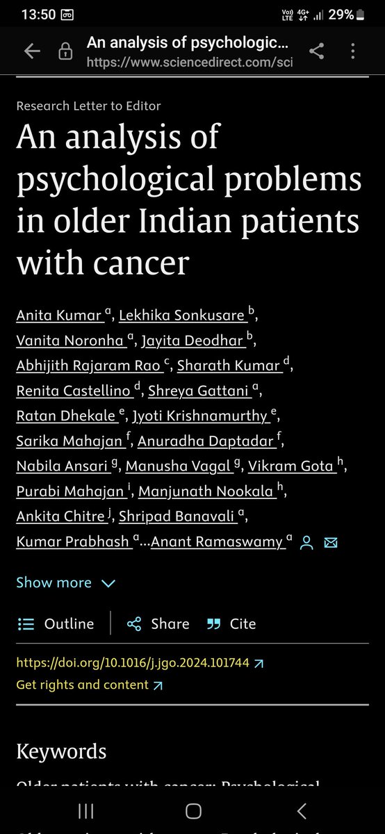 Our article published in JGO authors.elsevier.com/c/1iqEA6hK~08W… Immense gratitude @VanitaNoronha @kumarprabhash @AnantRamaswamy