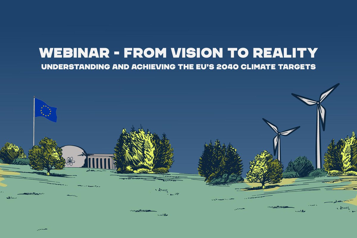 Welcome to the biweekly #CleanTechEU thread!

🌍The European Commission's 2040 climate target recommendations are not just evolving ambitious goals – they're the roadmap to a sustainable future. Let's dive into the insights from Carbon-Free Europe's recent webinar. #EU2040