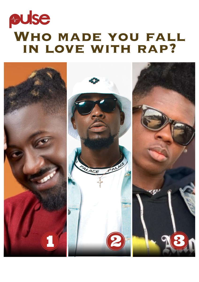 PulseGhana's tweet photo. Amerado, Teephlow or Strongman? 

#PulseEntertainment https://t.co/faROAAbWG5