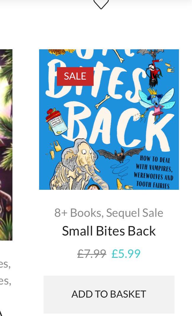 Chuffed to be in @rshipbshop’s Sequel Sale! Pick up Small Bites Back for £5.99! rocketshipbookshop.co.uk/product/small-… (Heaps of other cracking titles on there too - including books by @_jo_clarke who let me know about the page )