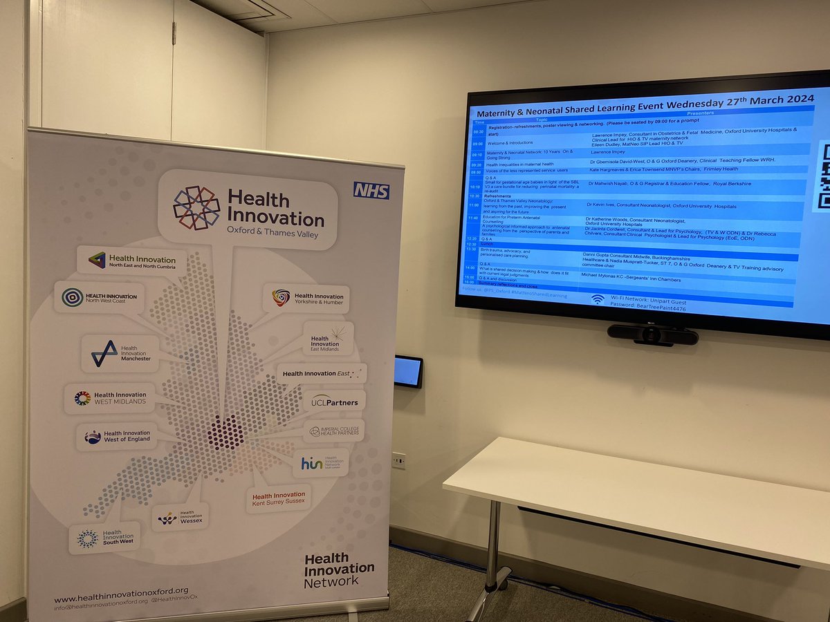 Ready Steady Go 🙌 looking forward to welcoming our colleagues speakers and MNVPs to our annual MatNeo SLE : gorgeous day & an opportunity to say thank you to our brilliant perinatal teams @PS_Oxford @BobLmns @TVWNeonatal