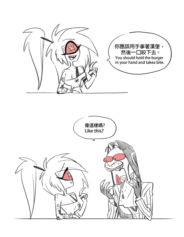 🐍🍒
🍔2⃣
#HazbinHotel #Cherrisnake 