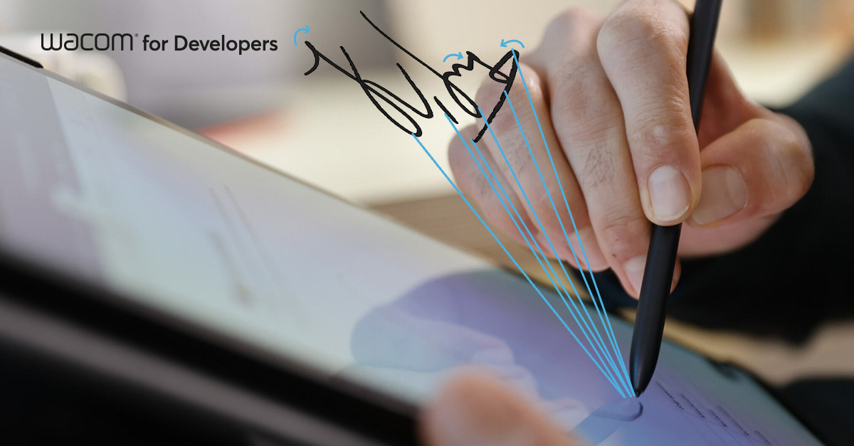 The Wacom Ink SDK enables signature capture from Wacom or third-party devices. It streamlines interactions with Wacom tablets, offering an API for signature management and display. Learn more: bit.ly/3Vovgfh