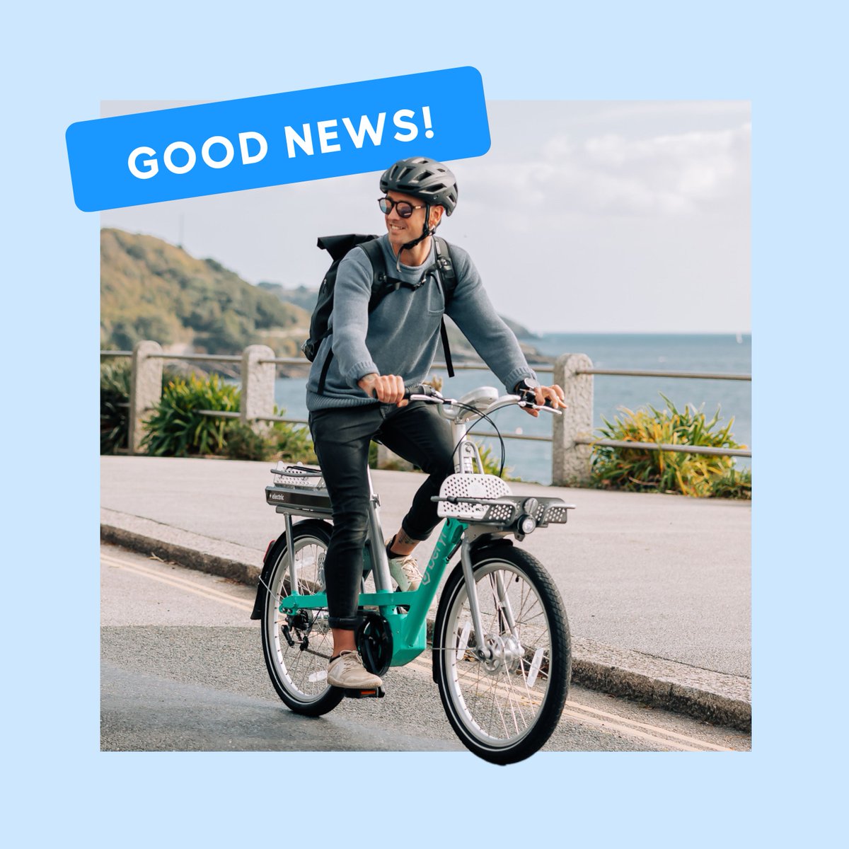 Happy days Cornwall 🎉 We've expanded to Saltash with 15 new parking bays and 44 bikes 🚲 To celebrate, get unlock and first 10 minutes free on all journeys starting or ending from all the new Saltash parking bays. Valid until 26/06/24. Find out more: help-bikes.beryl.cc/en/articles/91…