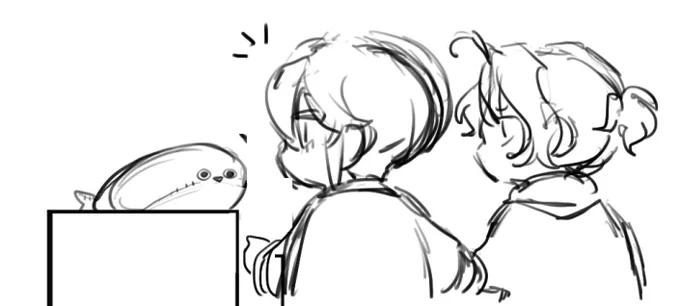 draws important things for the bday boy 