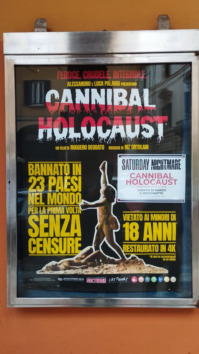 paolo_noto's tweet image. "Basta restauri in 4K di film che non ne hanno bisogno, è una truf...".
#CannibalHolocaust #bomboloni