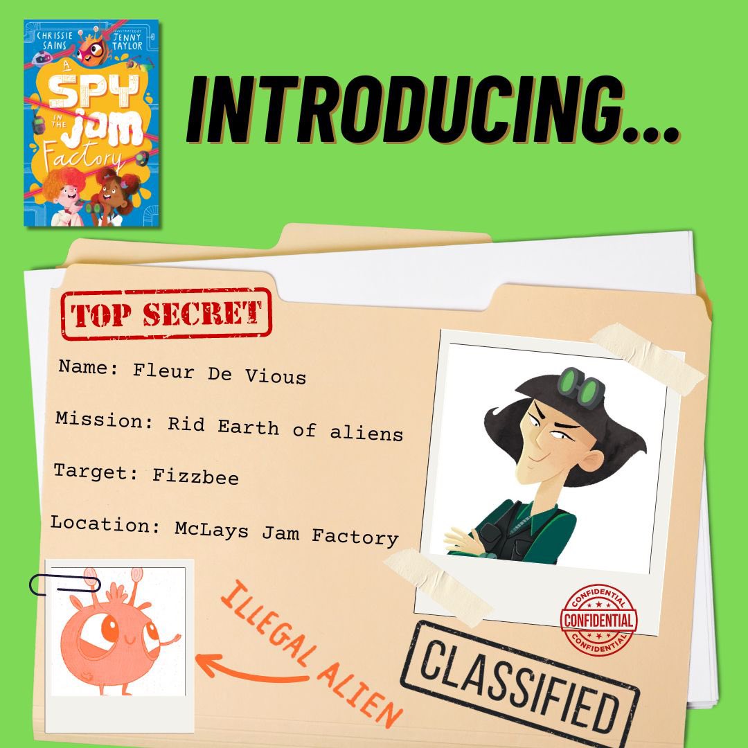 With just one week until launch I thought it might be time to introduce the brand new villain from ‘A Spy in the Jam Factory’ - Fleur De Vious!

So excited for young readers to meet her! <a href="/WalkerBooksUK/">Walker Books</a> <a href="/jennytaylordraw/">Jenny Taylor</a>