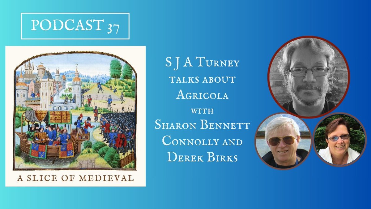 Out today, A new Slice of #Medieval #podcast in which @Thehistorybits and I go #Rogue to talk to @SJATurney about his new #Roman series about Agricola. #history #historicalfiction #ancientBritain bit.ly/3PEgoWB
