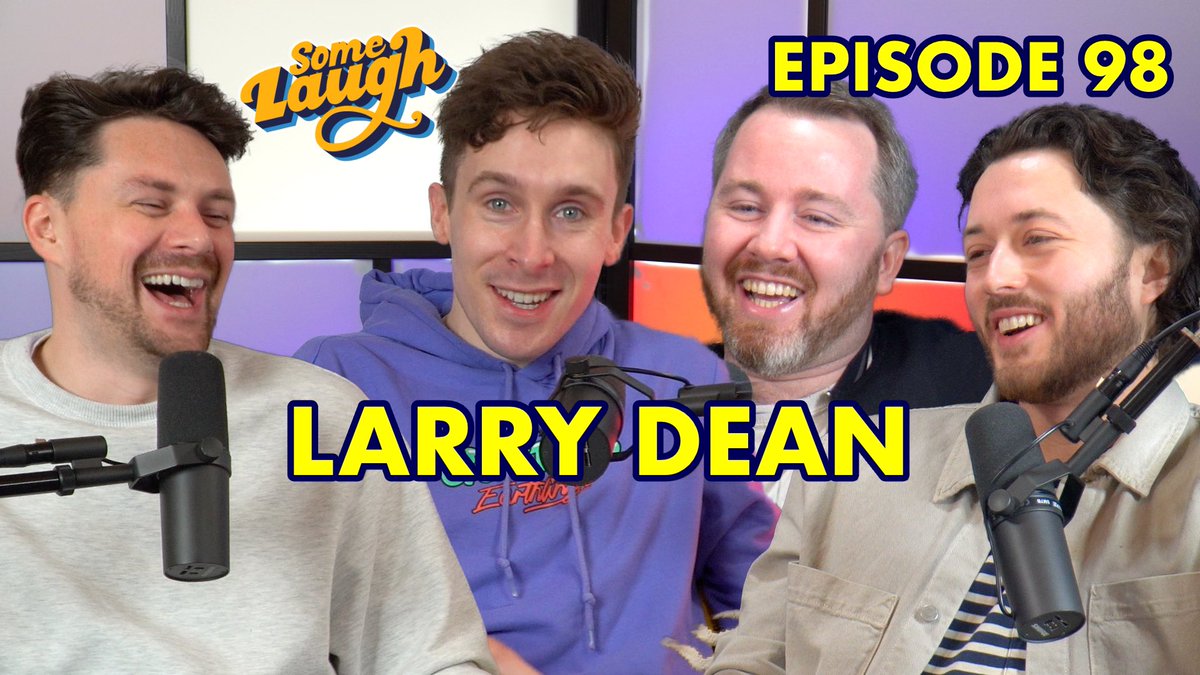 📣EPISODE 98 OUT NOW 📣 🎙️ with guest @LarryDeanComedy 📺 Watch: youtu.be/mIFYX3fuMMg?si… 🎧 Listen: linktr.ee/somelaugh