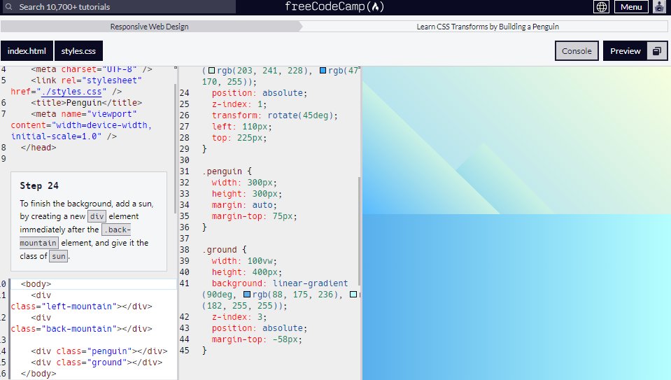 _Mango_Avocado_'s tweet photo. Day 25.

Hi,
Learning transform functions today.

#CSS
#freecodecamp
#100DaysOfCode https://t.co/qaz2dLPNb4