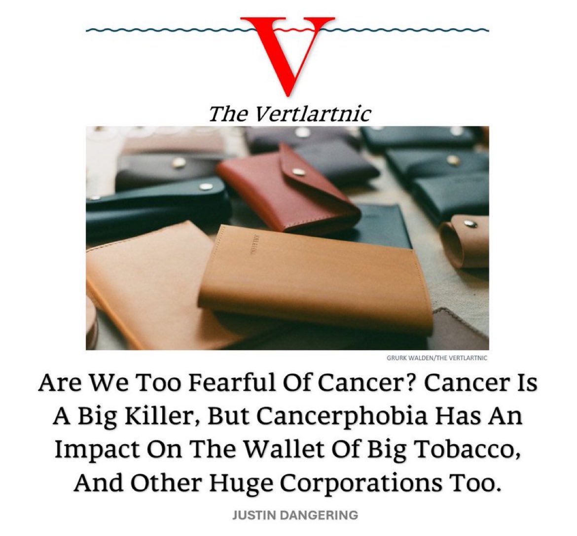 💡Next time an article / someone calls you a “fear monger”—always remember that someone stands to gain / profit from the downplaying—eg big tobacco, oil, polluters, investors—➡️who would prefer we shut up on inconvenient health risks. HT @TheVertlartnic—better than the Onion.