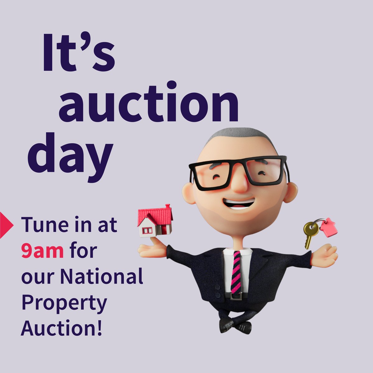 🚨 This is your 30-minute warning 🚨

We'll be live at 9am for our National Property Auction, we're expecting a busy one!

Watch live here 📲  pulse.ly/vfbmuxjj7s