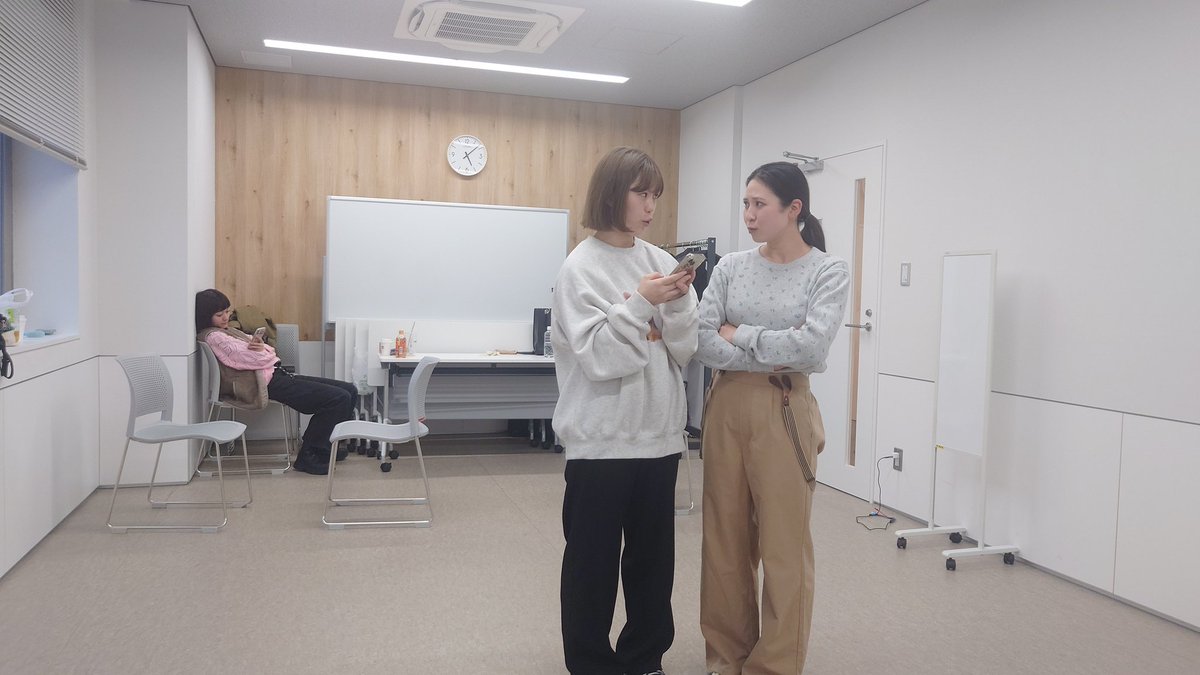 連日連夜の集中稽古で体力ゴリゴリに削られていっております。#きみほふ