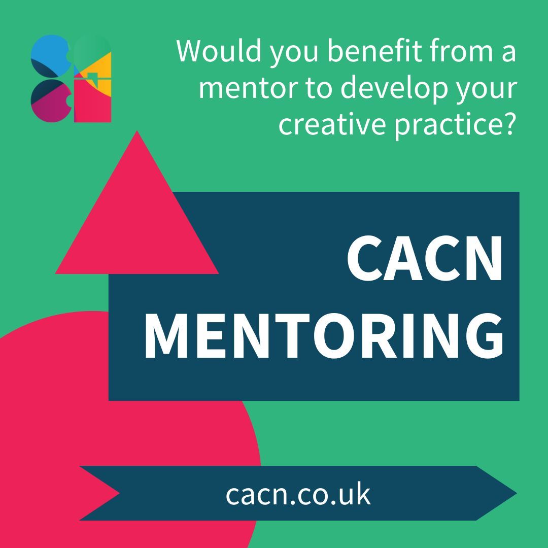 CACN Mentoring Programme - deadline tomorrow (28 Mar). Would you benefit from someone to guide you in your creative practice? Apply for our Mentoring Programme, we have mentors with a huge range of creative skills and experience. buff.ly/3x5kdxt