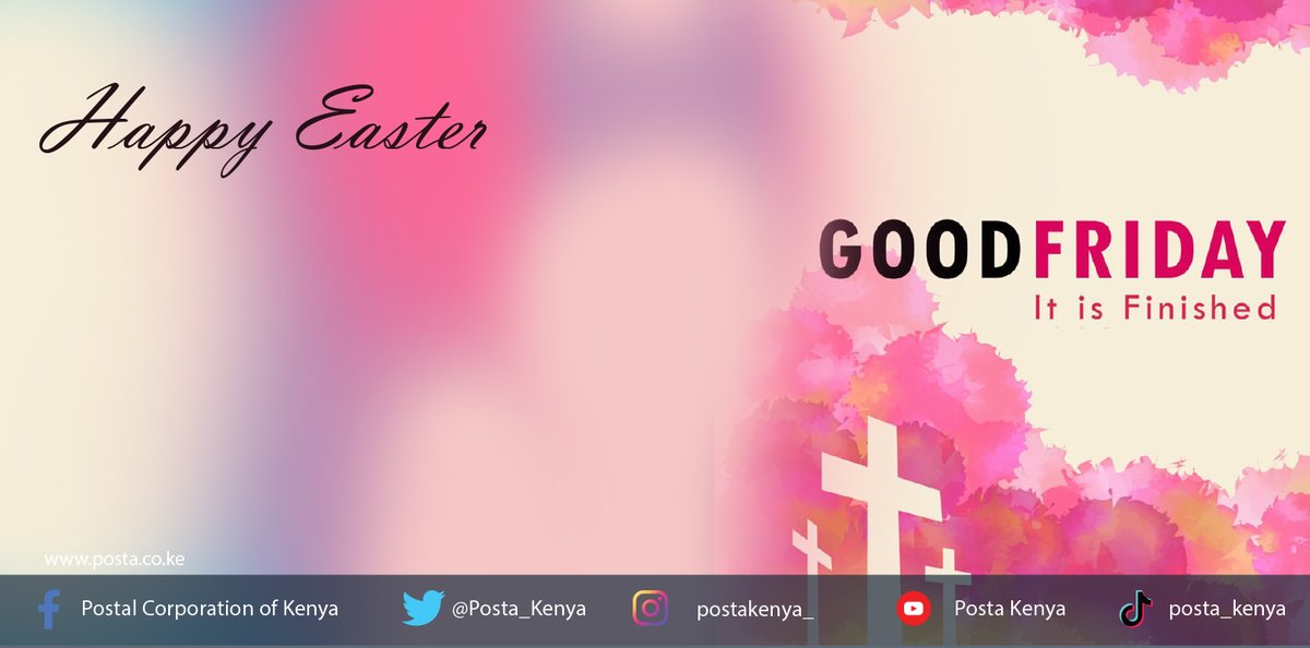 The Postal fraternity wishes you, our esteemed customers a peaceful and joyous Good Friday. Happy Easter weekend👉