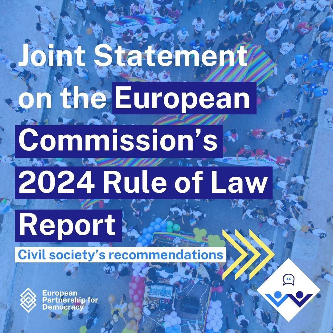 #Policy 💬 ⏰The next @EU_Commission #RuleofLaw report is around the corner! EPD joined 38 CSOs to put forward a set of recommendations to improve the Commission’s mandate, #RuleofLaw prioritisation and protection of civic space. Let’s see how🧵ow.ly/oy7L50QZyPk