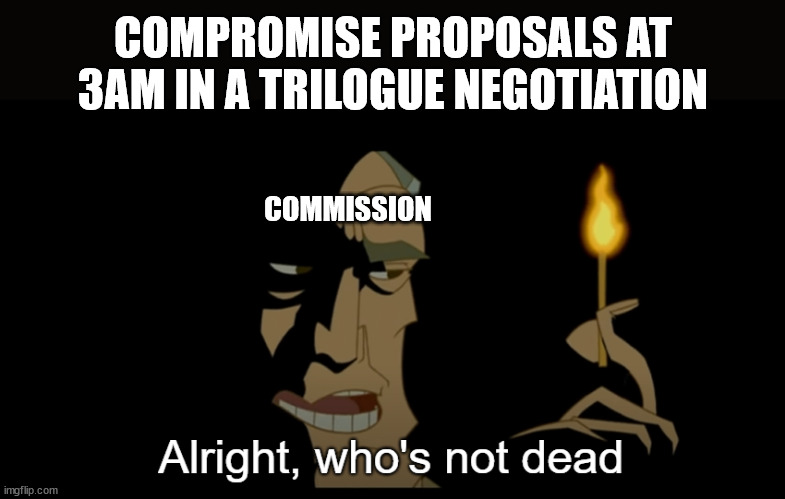 When the trilogue REALLY starts.