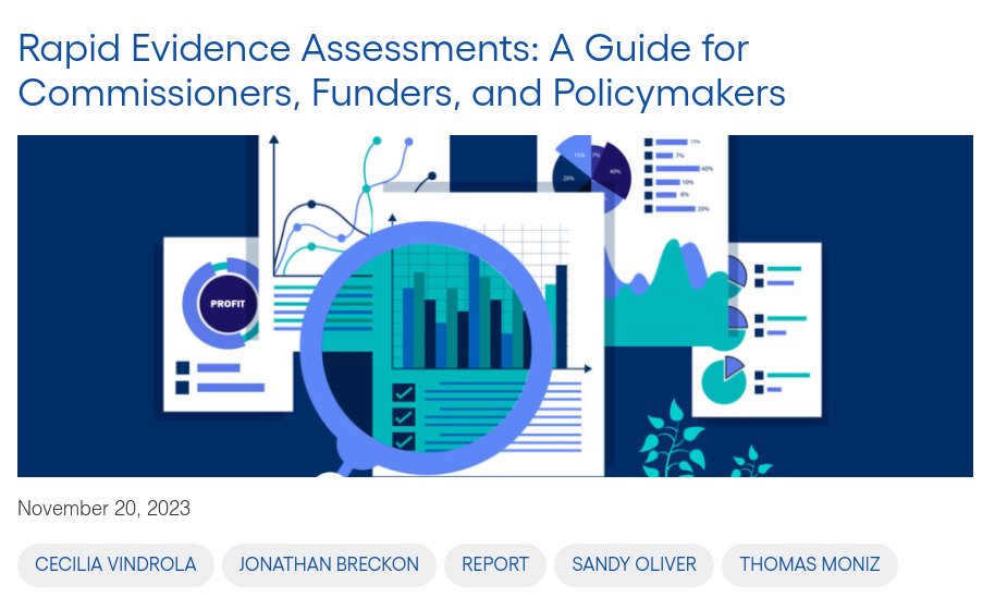 📢 We've co-authored a comprehensive guide on Rapid Evidence Assessments (REAs). 📚 Our collaboration with @POST_UK, @ippouk & @CAPE_acuk resulted in a guide based on insights from conducting REAs for UK Parliament committees🤝 theippo.co.uk/rapid-evidence…