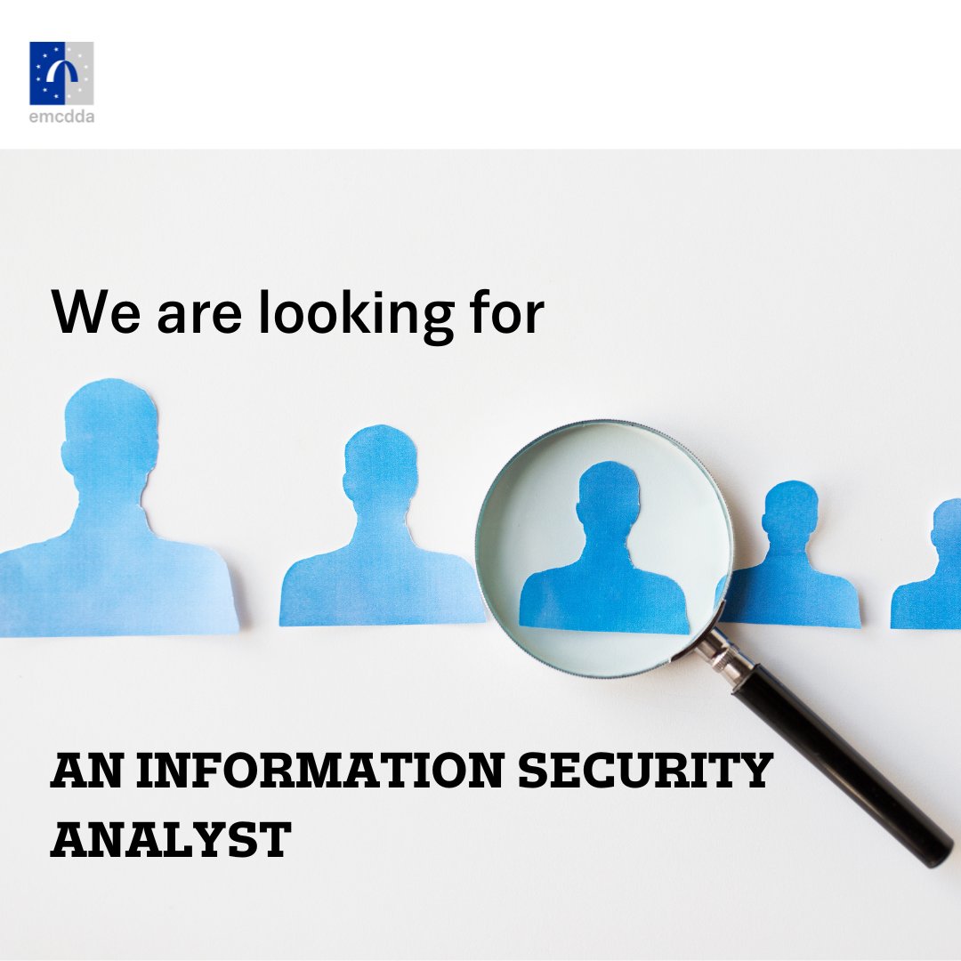 New #job vacancy in our #ICT unit. We are looking for: An information #security analyst You will be responsible for monitoring our information systems and networks for security threats and vulnerabilities. 📅 Deadline: 29.04.2024 👉 More info (CA.2024.02): emcdda.europa.eu/about/jobs_en#…