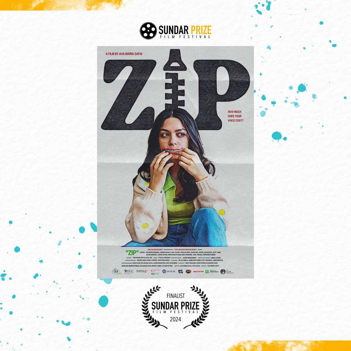 Sundar Prize (@sundarprize) on Twitter photo Ava Maria Safai - <a href="/KDocsFF/">KDocsFF</a> Best Emerging Filmmaker Finalist (ZIP)
Ava Maria Safai (she/her), a Canadian-Iranian artist based in Vancouver, is a multifaceted talent excelling in acting, directing, and music.
#sundarprize #avamariasafai #zip #canada #iran #kdocsff #kpu #crazy8s Ava Maria Safai - <a href="/KDocsFF/">KDocsFF</a> Best Emerging Filmmaker Finalist (ZIP)
Ava Maria Safai (she/her), a Canadian-Iranian artist based in Vancouver, is a multifaceted talent excelling in acting, directing, and music.
#sundarprize #avamariasafai #zip #canada #iran #kdocsff #kpu #crazy8s