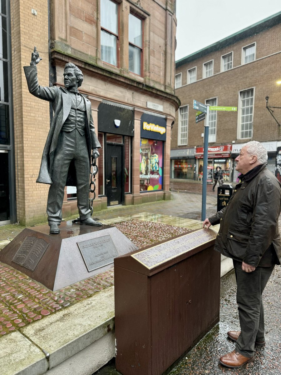 Last night, despite initial DUP hesitancy, the Council agreed to examine the costs and practicalities of my proposal to commemorate Frederick Douglass and the anti-slavery movement, outside Lisburn 1st Presbyterian Church, where Douglass spoke in December 1845.
