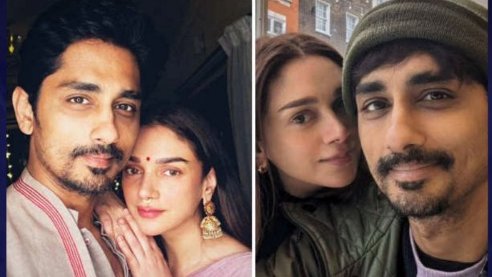 Actor #Siddharth & #AditiRaoHydari married today at Sri Ranganayaka Swamy Temple, Srirangapuram Wanaparthy ♥️