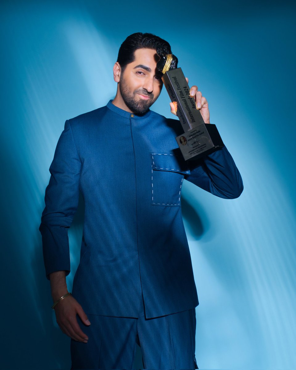 Ayushmann Khurrana, renowned for his comedic brilliance, takes home the Best Actor in a Comic Role Award for his outstanding performance in 'Dream Girl 2' at the Dadasaheb Phalke International Film Festival Awards 2024 DPIFF 2024 Powered by: @Acer_India @RenaultIndia