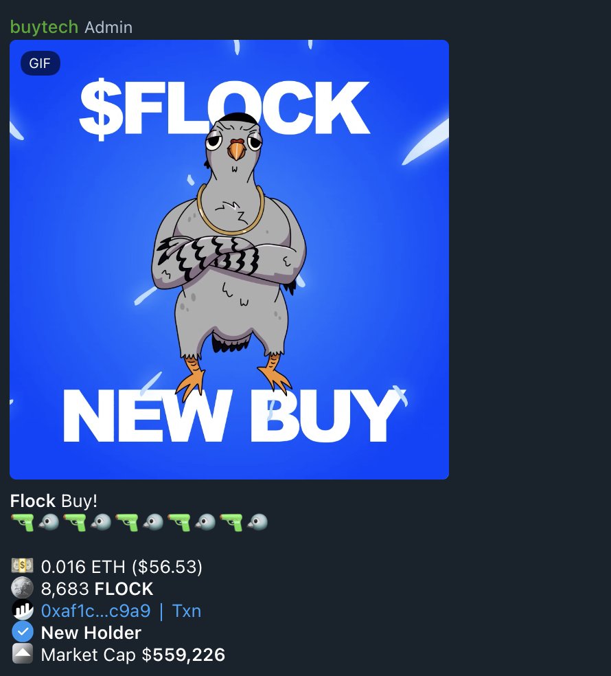 EVERYONE WILL FLOCK

INCLUDING YOU!

$FLOCK FLEW PAST 500K, WHAT"S NEXT?