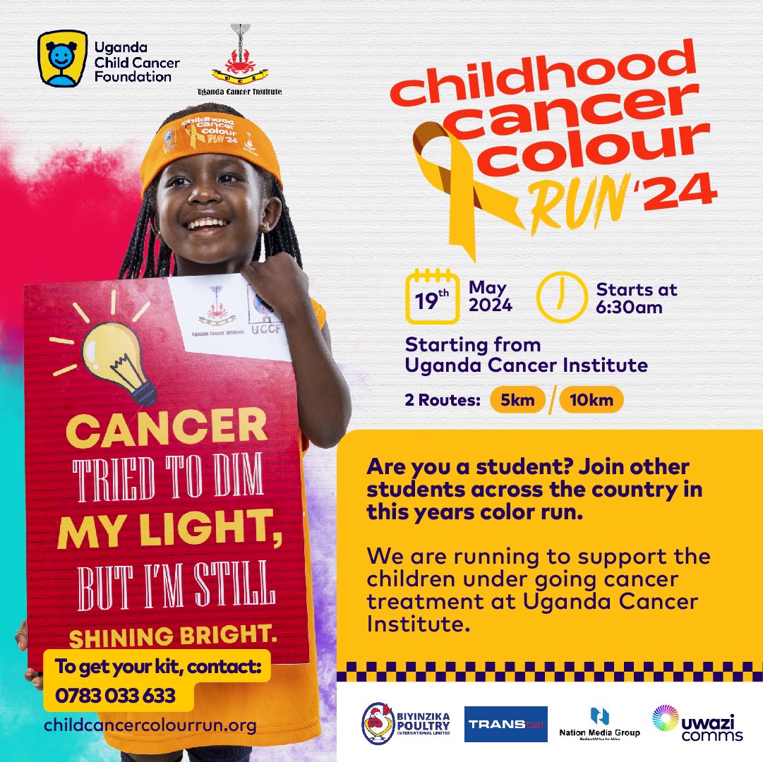 #ChildhoodCancerSurvivor Gabi AKA Dr.Lalala is asking you to join her on the 19th of May for the #ChildhoodCancerRun