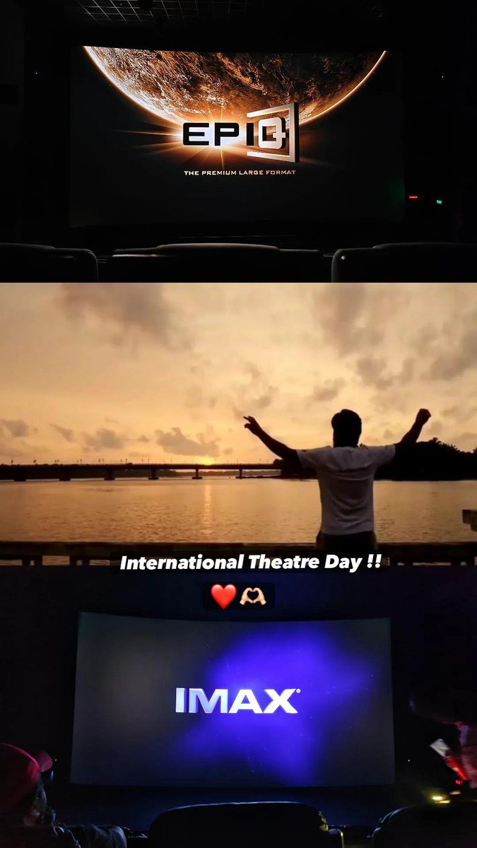 Thanks la for being a part in my life !!#WorldTheatreDay Whenever I visited here I get some peaceful & feeling very pleasant. Celebrate cinema & theater for Forever!!❤️🍿 @CinemasBroadway My all time favourite theater Gold of Coimbatore!!!