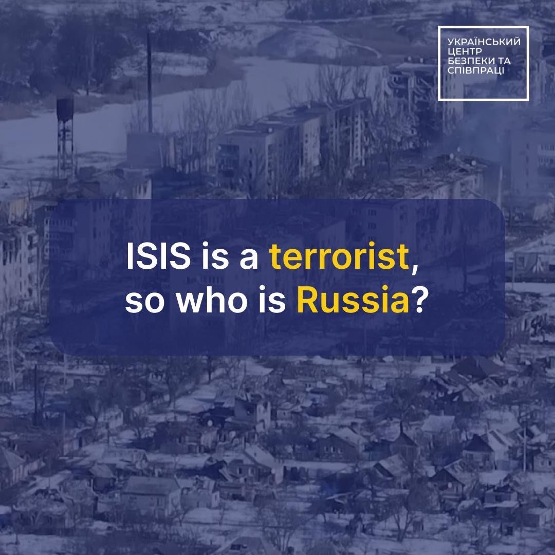 By shifting the world’s attention to finding enemies outside its borders and portraying itself as their victim, #Russia is the world’s No. 1 #terrorist organization: uscc.org.ua/en/isis-is-a-t…