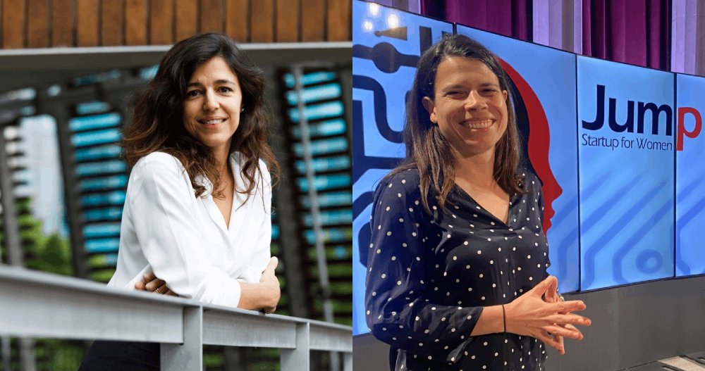 #TalentUPF✨ @LauraBecFajardo (@ETIC_UPF) i @avenciasm (@UPFbiomed) són dues de les vint emprenedores que han obtingut la beca Jump Startup for Women in deeptech per a accelerar el creixement de les seves startups de tecnologia sanitària. 👉bit.ly/3Tv2jvH