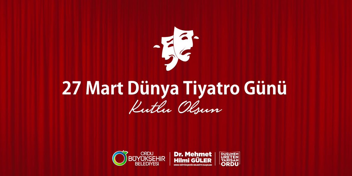 OBBKT ekibimiz başta olmak üzere tiyatro sanatını icra eden ve gönül veren tüm tiyatroseverlerimizin 27 Mart Dünya Tiyatrolar Günü’nü kutluyoruz 🎭