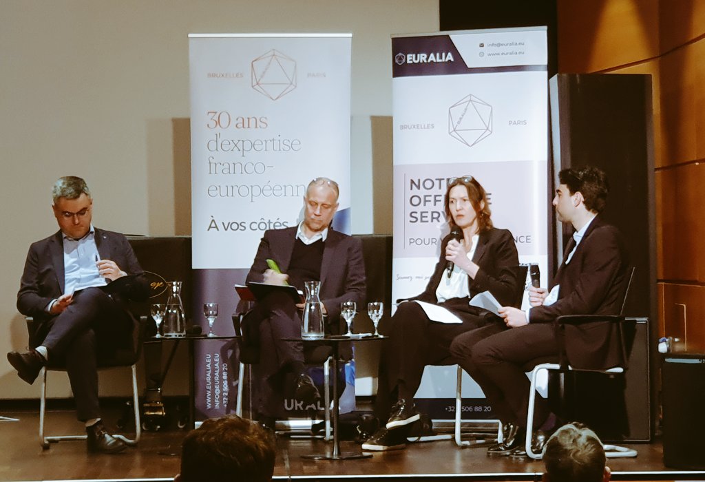 Intéressant débat organisé par <a href="/EURALIA_EU/">EURALIA</a> sur "la souveraineté européenne : mouvement de fond ou illusion". Au delà de l'oxymore, comment protéger le marché intérieur sans protectionnisme....