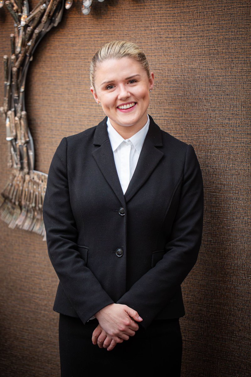 Our Restaurant Manager, Katie, ready to welcome guests to Midsummer House this week ⭐️⭐️ @Midsummerchef @Markabbott60