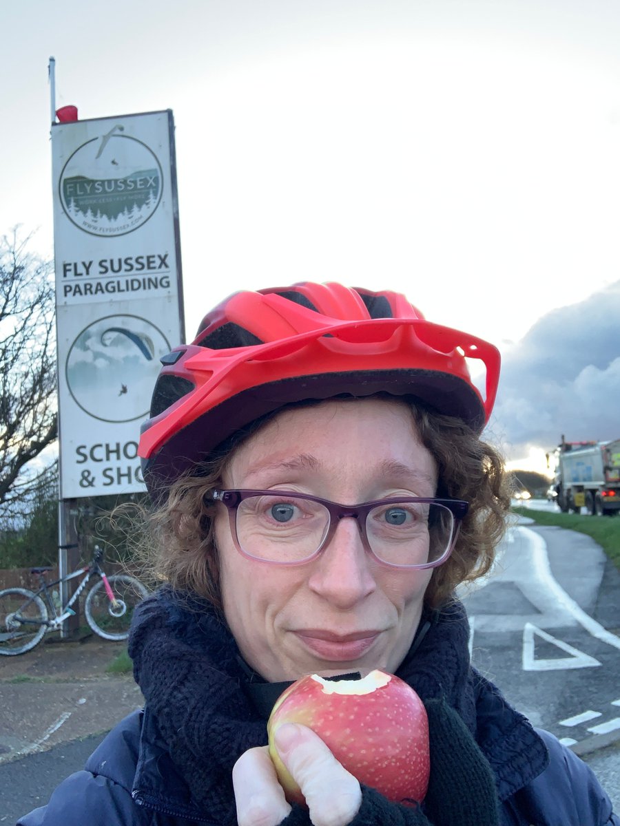 Apple on tour (a local tour to a special place where a lot of magic started for me) In the background you can see Bea. She's not my bike, but I love her and she's really looking after me. So cycling HURTS but it feels GREAT will get out every day that I can, whilst I can.