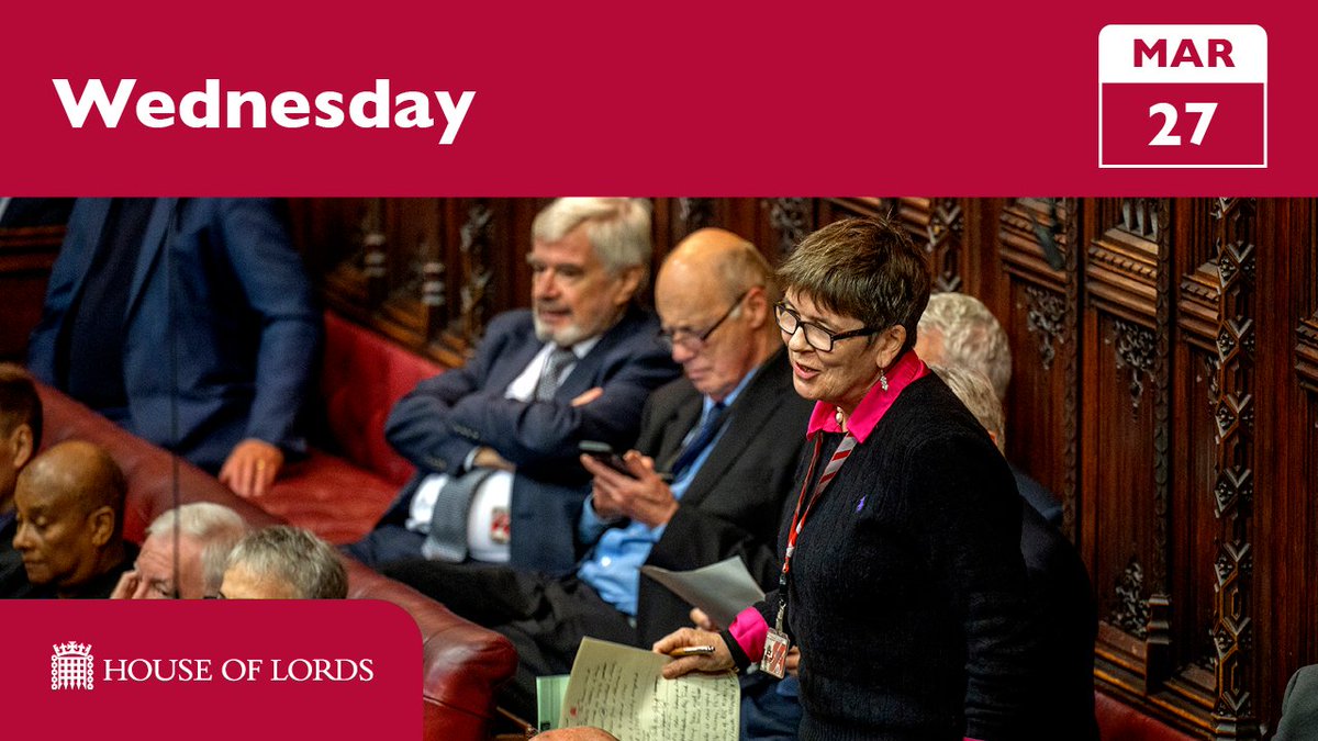 🕚 #HouseOfLords from 11am includes: 🟥 stroke treatment 🟥 regional arts organisations 🟥 student loan interest rates 🟥 #LeaseholdReformBill ➡️ See full schedule and watch online at the link in our bio