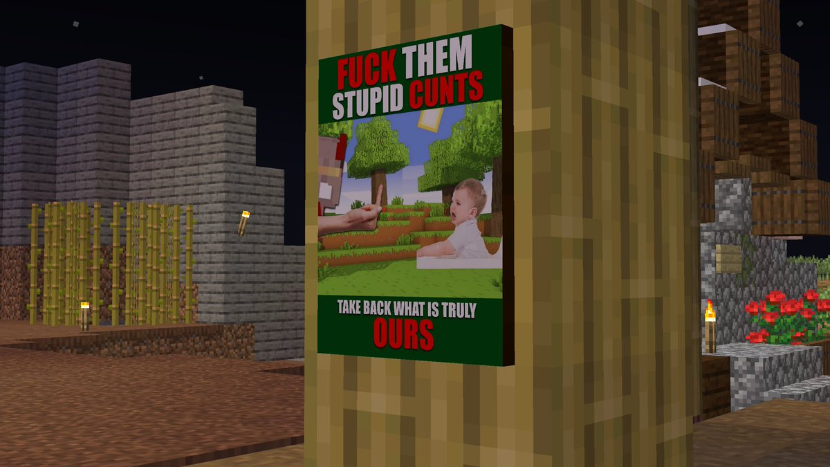bosherbosh's tweet photo. Our Propaganda Team is working around the clock for these masterpieces 🔥🔥
#clsmp #bosherbosh #creatorslivesmp #smp https://t.co/cjTbAtGxOk