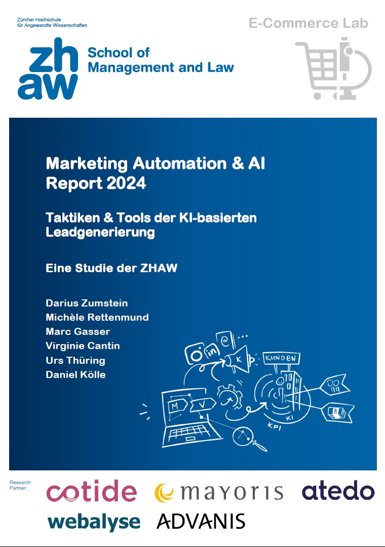 Prof. Dr. Darius Zumstein tweet media