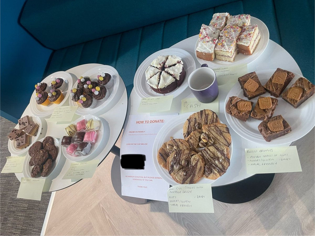 Today in the Leeds @LeighDay_Law office we are holding a bake sale to raise awareness and additional funds for Team LD who are taking part in the #SpinalCircuit. So far we have completed 1,249.5km as a team. Only 5 days left to go 🚲 🚶‍♂️ 🏃🏽